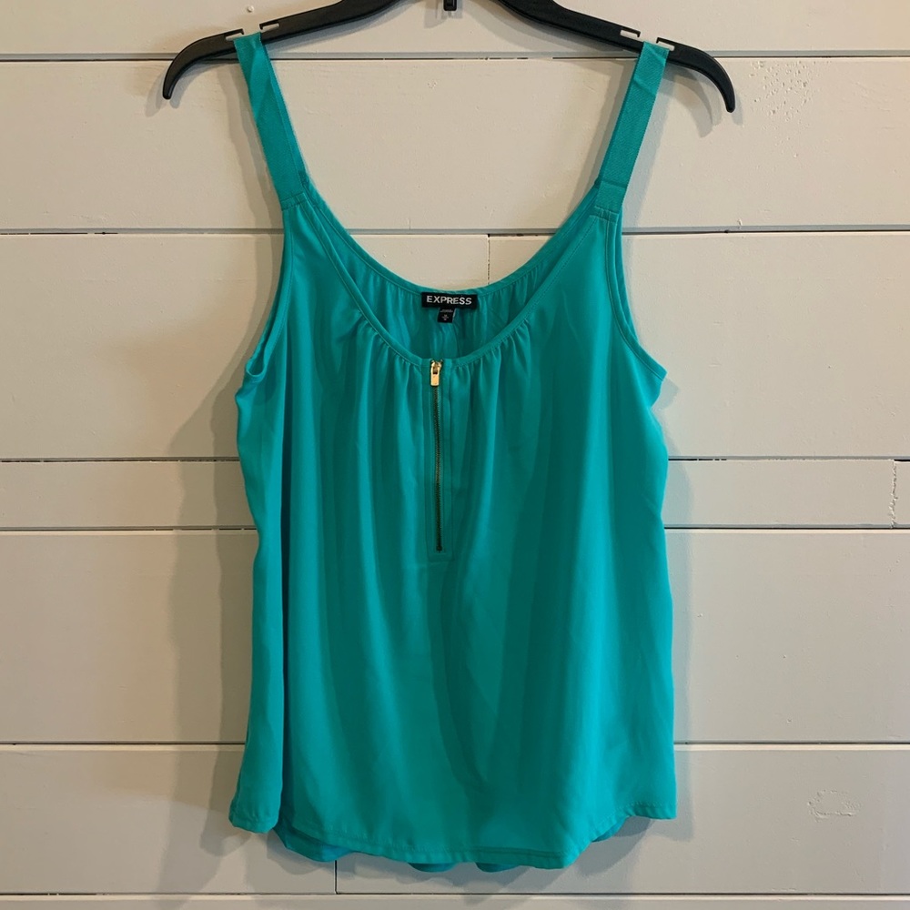 NWT Express Women’s Turquoise Tank Top, Size M